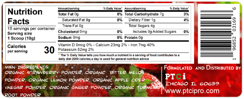 The Good Cocktail 100% Organic with Strawberry 5 oz