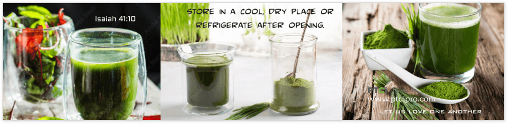 100% ORGANIC WHEAT GRASS POWDER - 4oz