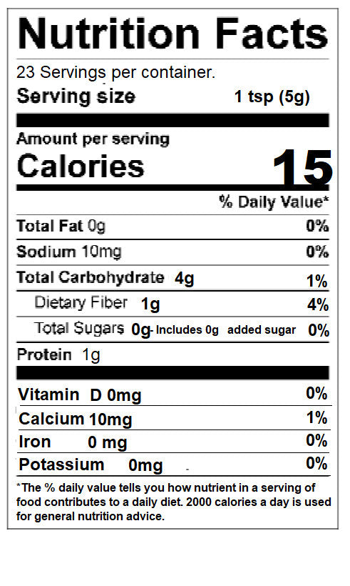 100% ORGANIC LEMON POWDER - 4 Ounce