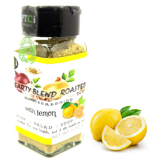 15 Hearty blend roasted adobo seasoning ( 2oz ) -  With LEMON 100% organic