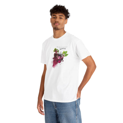 Beetroot Tee ( Simple )  - The Secret world of beetroot Powder Unisex Heavy Cotton Shirt