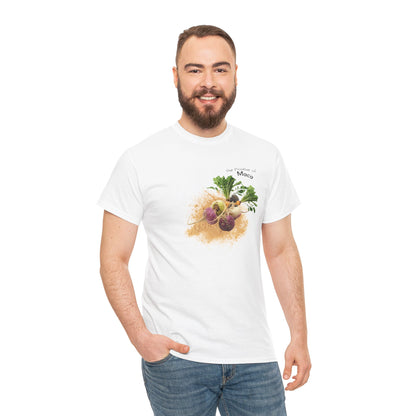 Maca Tee ( Simple ) - The Positive of Maca Powder Unisex Heavy Cotton Shirt
