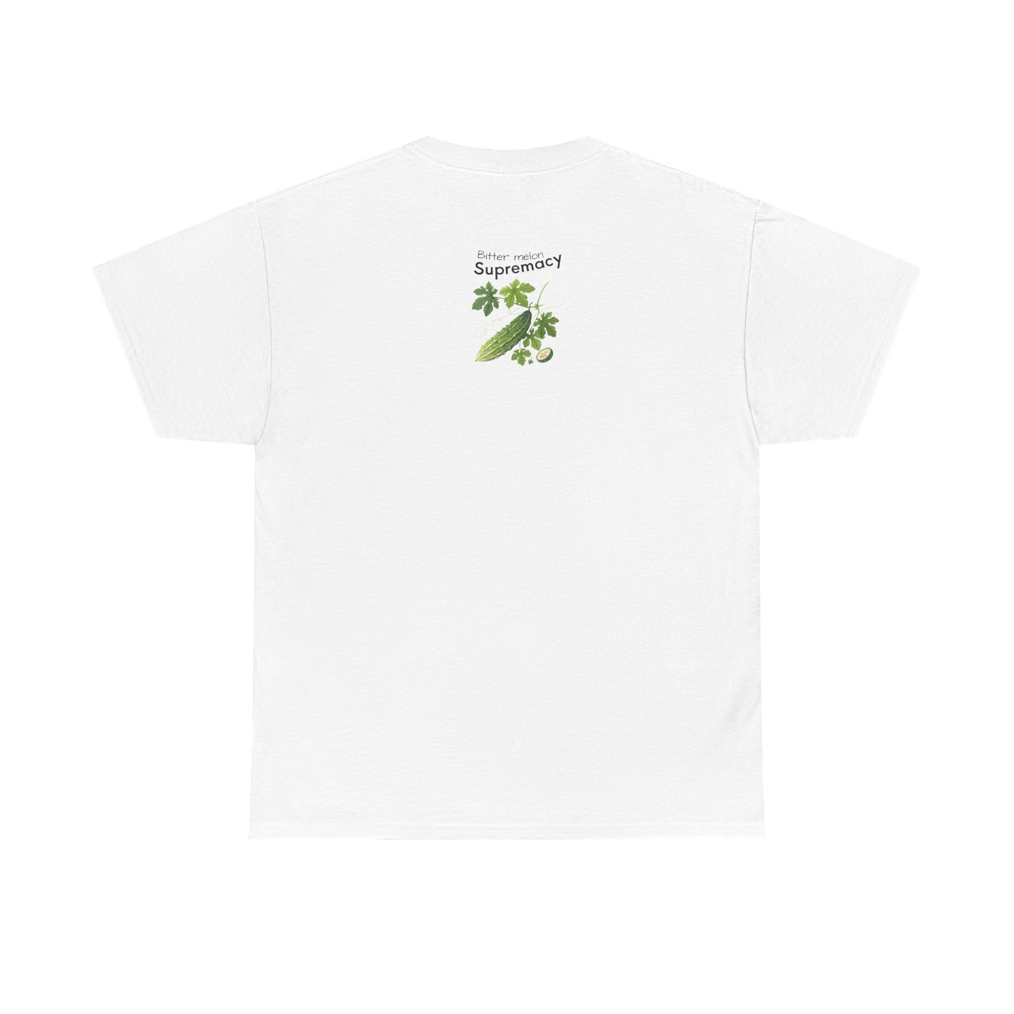 Bitter Melon Tee  ( Simple )- The Wonders of Bitter melon Powder Unisex Heavy Cotton Shirt