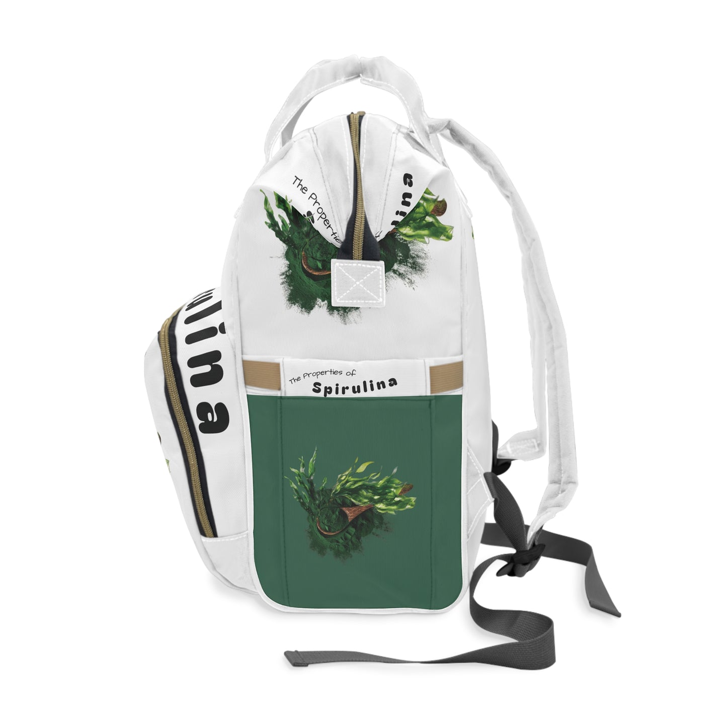 The Properties of Spirulina Powder Greenery Multifunctional Backpack