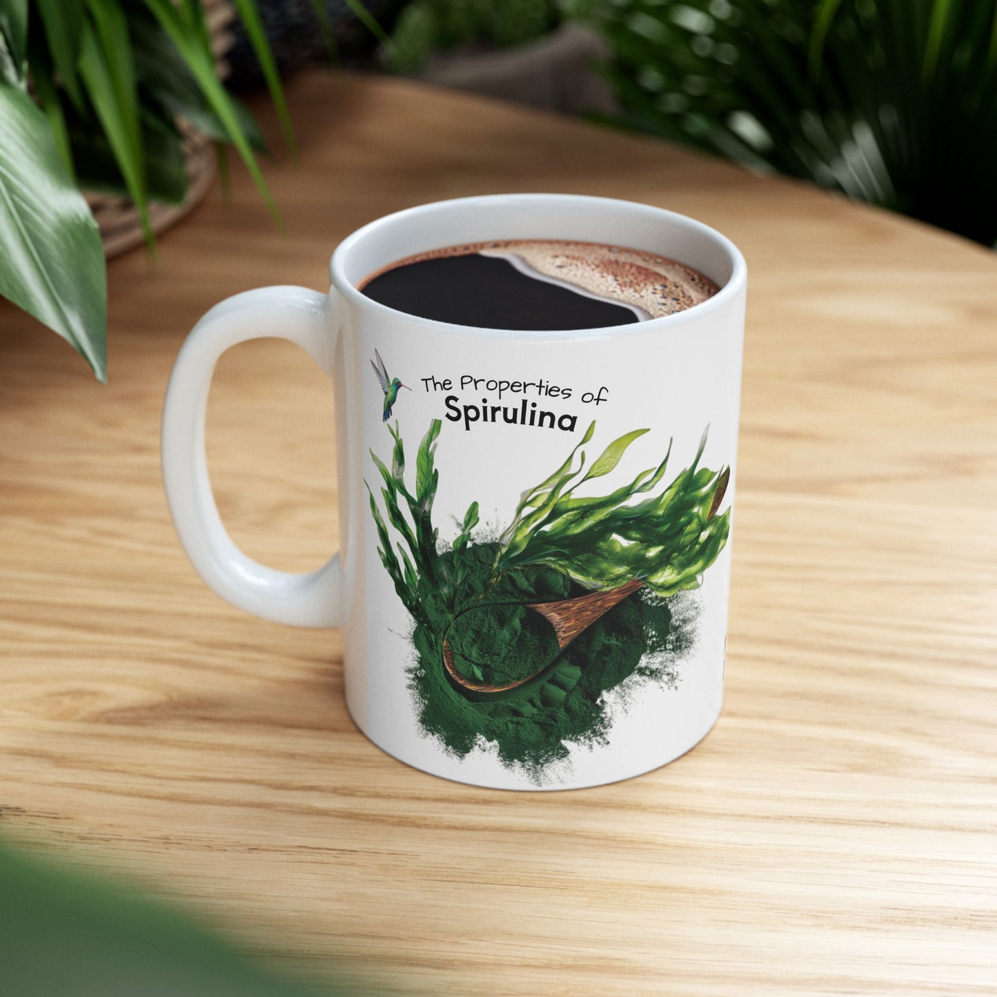 Spirulina mug - Farm Fresh Ceramic Mug - Perfect for Coffee Lovers.