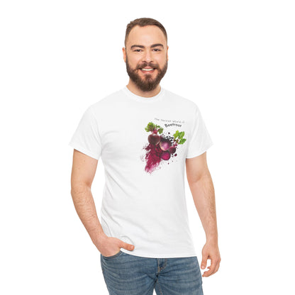 Beetroot Tee ( Simple )  - The Secret world of beetroot Powder Unisex Heavy Cotton Shirt