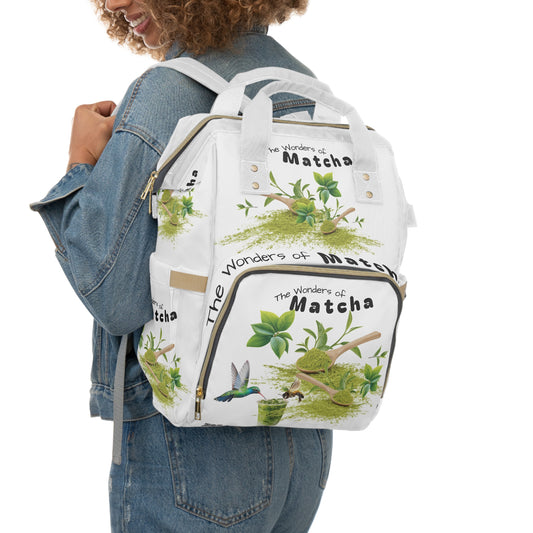 The Wonders of Matcha Powder Greenery Multifunctional Backpack