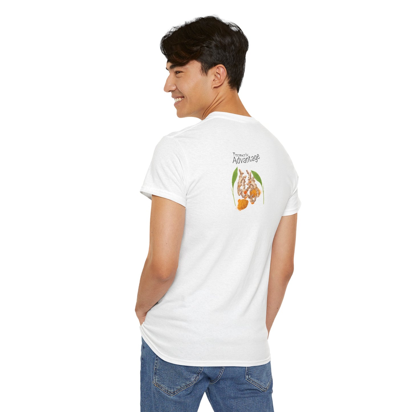 Turmeric Tee ( Simple ) - The Advantage of Turmeric Powder Unisex Heavy Cotton Shirt