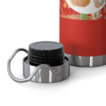 Insulated Water Bottle  "The Advantage of Turmeric "  Botanical Copper Vacuum 22oz