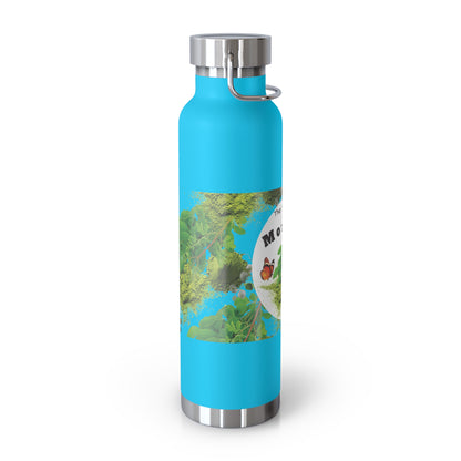 Insulated Water Bottle – ' The Mystery of Moringa ' Botanical Copper Vacuum 22oz