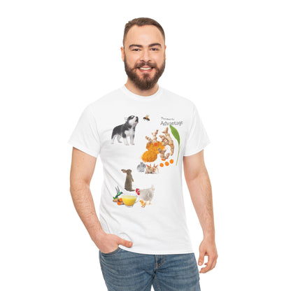 Turmeric Tee - The Advantage of Turmeric Powder Unisex Heavy Cotton Shirt