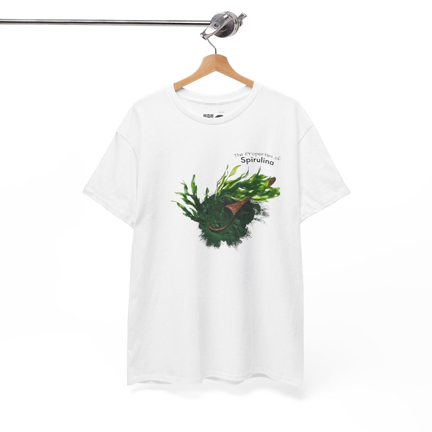 Spirulina Tee ( Simple ) - The Wonders of Spirulina Powder Unisex Heavy Cotton Shirt