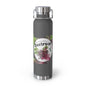 Insulated Water Bottle – 'Beetroot' Botanical Copper Vacuum 22oz