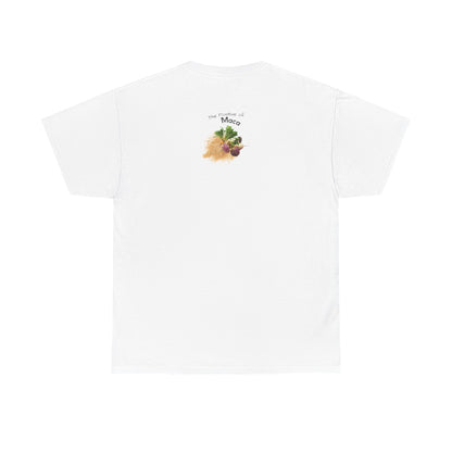 Maca Tee ( Simple ) - The Positive of Maca Powder Unisex Heavy Cotton Shirt