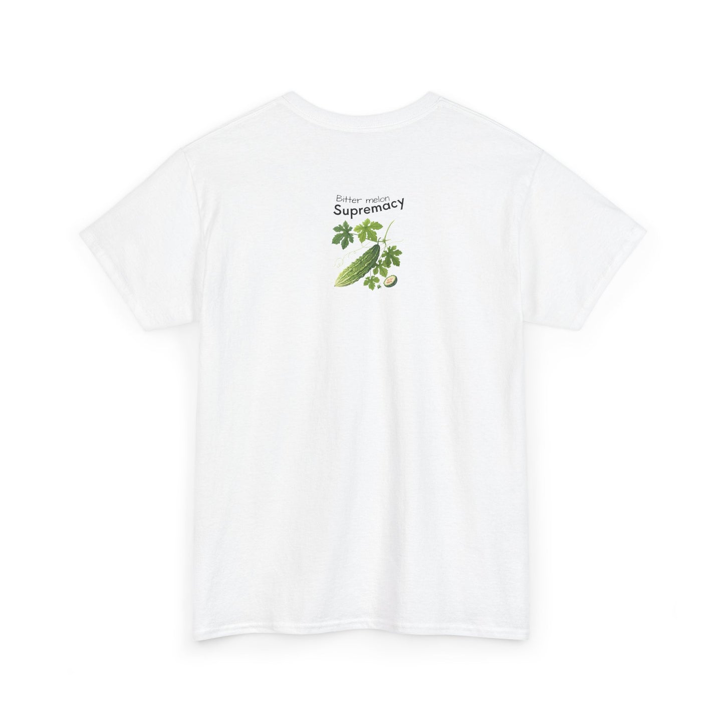 Bitter Melon Tee  ( Simple )- The Wonders of Bitter melon Powder Unisex Heavy Cotton Shirt