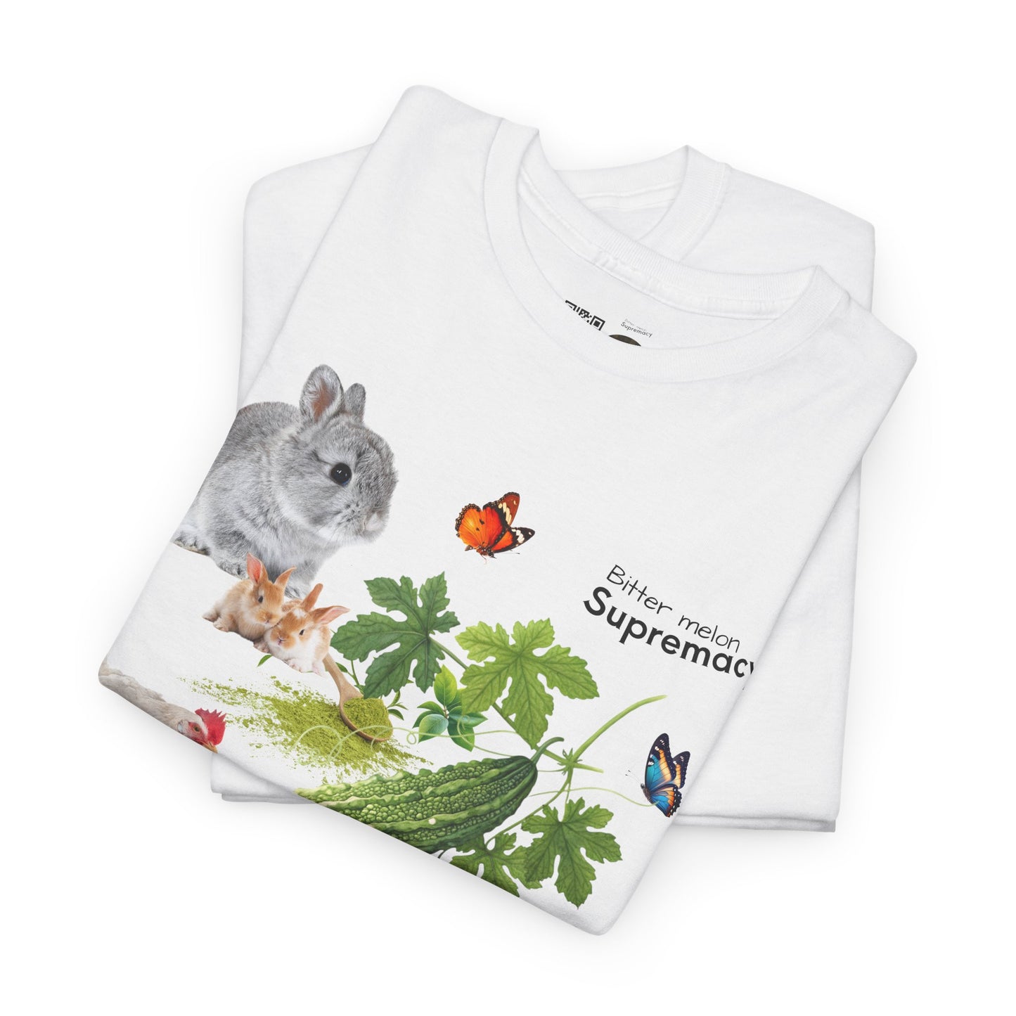 Bitter Melon Tee - The Wonders of Bitter melon Powder Unisex Heavy Cotton Shirt