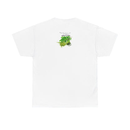 Moringa Tee - The Mystery of Moringa Powder Unisex Heavy Cotton Shirt