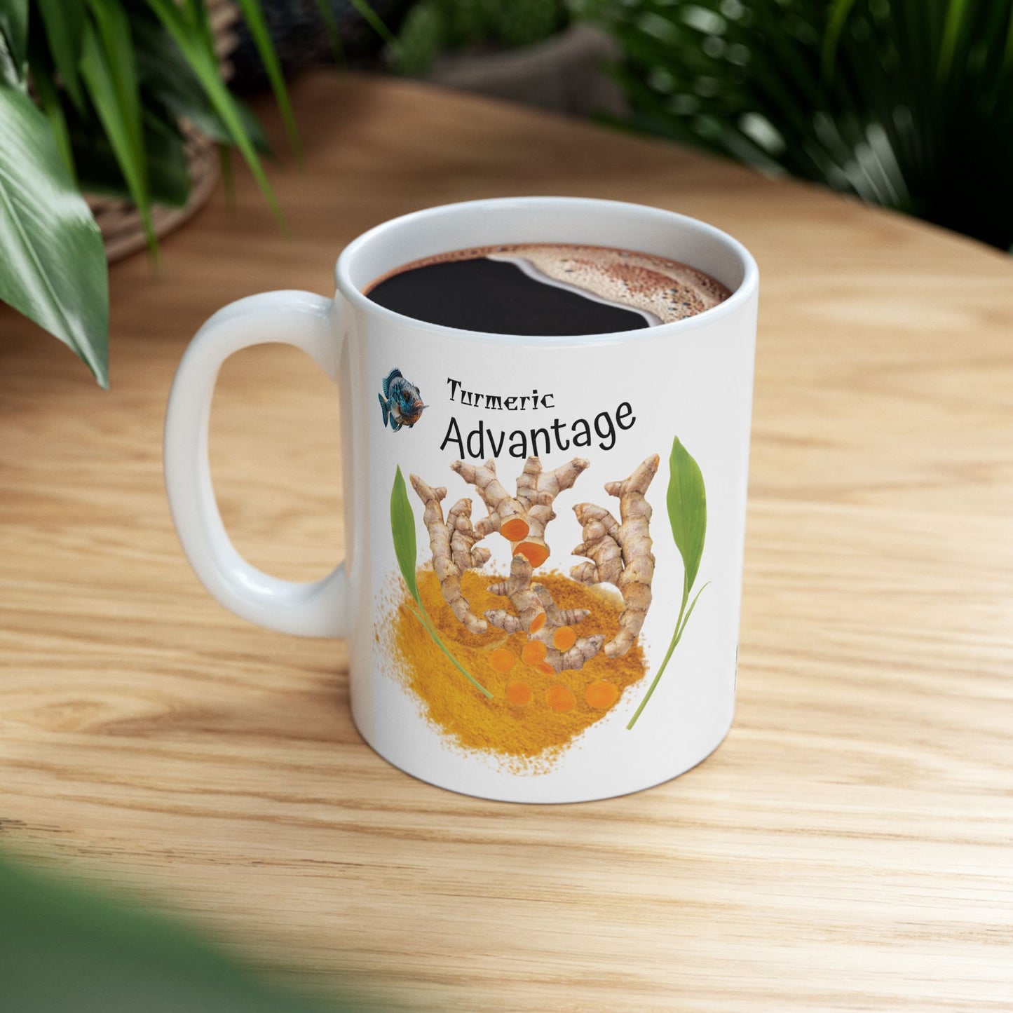 Turmeric mug - Farm Fresh Ceramic Mug - Perfect for Coffee Lovers.