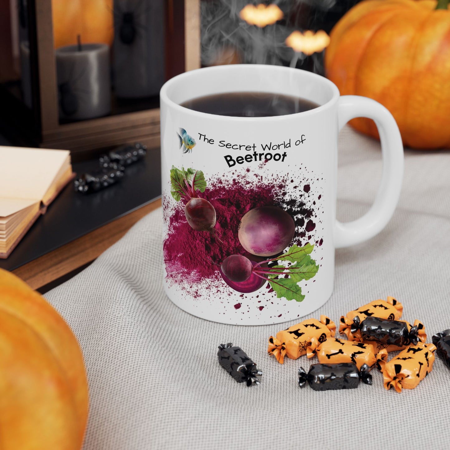 Beetroot mug - Farm Fresh Ceramic Mug - Perfect for Coffee Lovers.