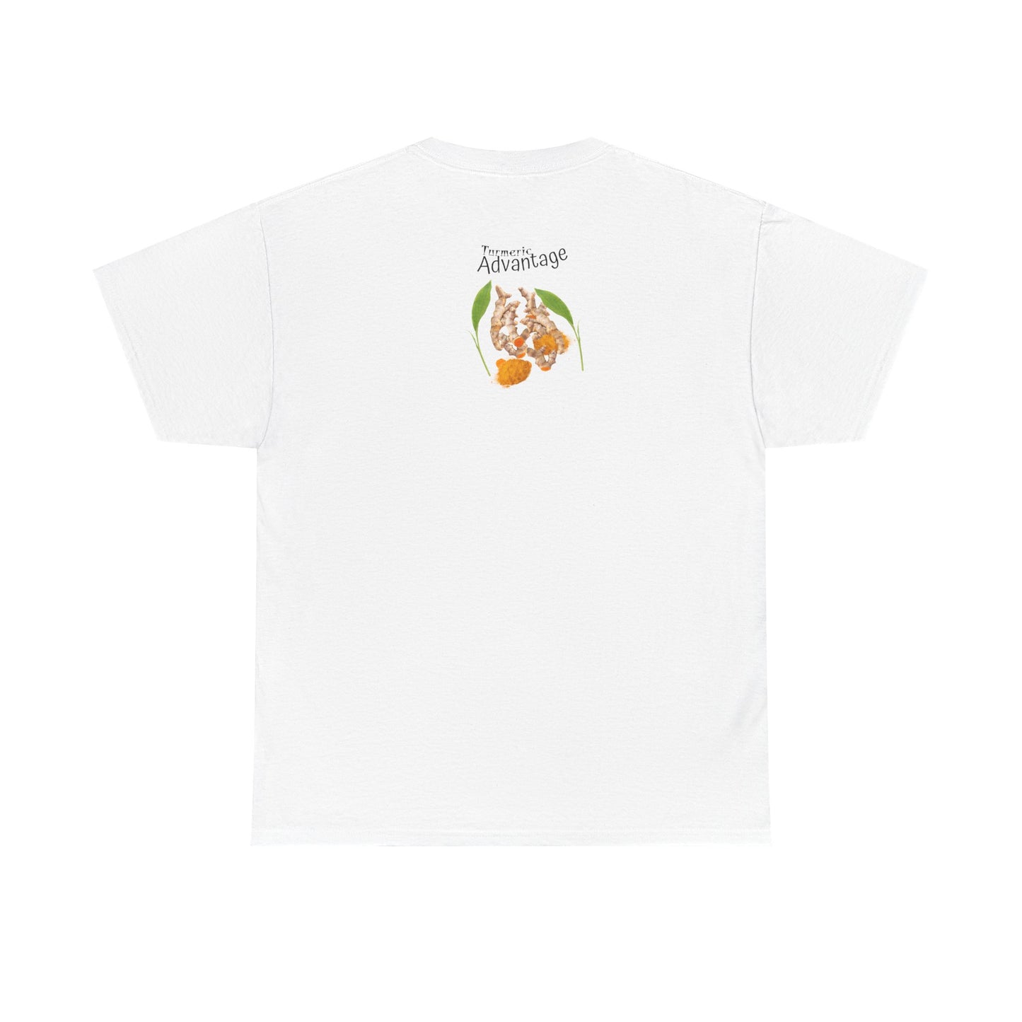 Turmeric Tee ( Simple ) - The Advantage of Turmeric Powder Unisex Heavy Cotton Shirt