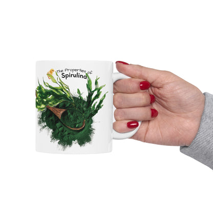 Spirulina mug - Farm Fresh Ceramic Mug - Perfect for Coffee Lovers.