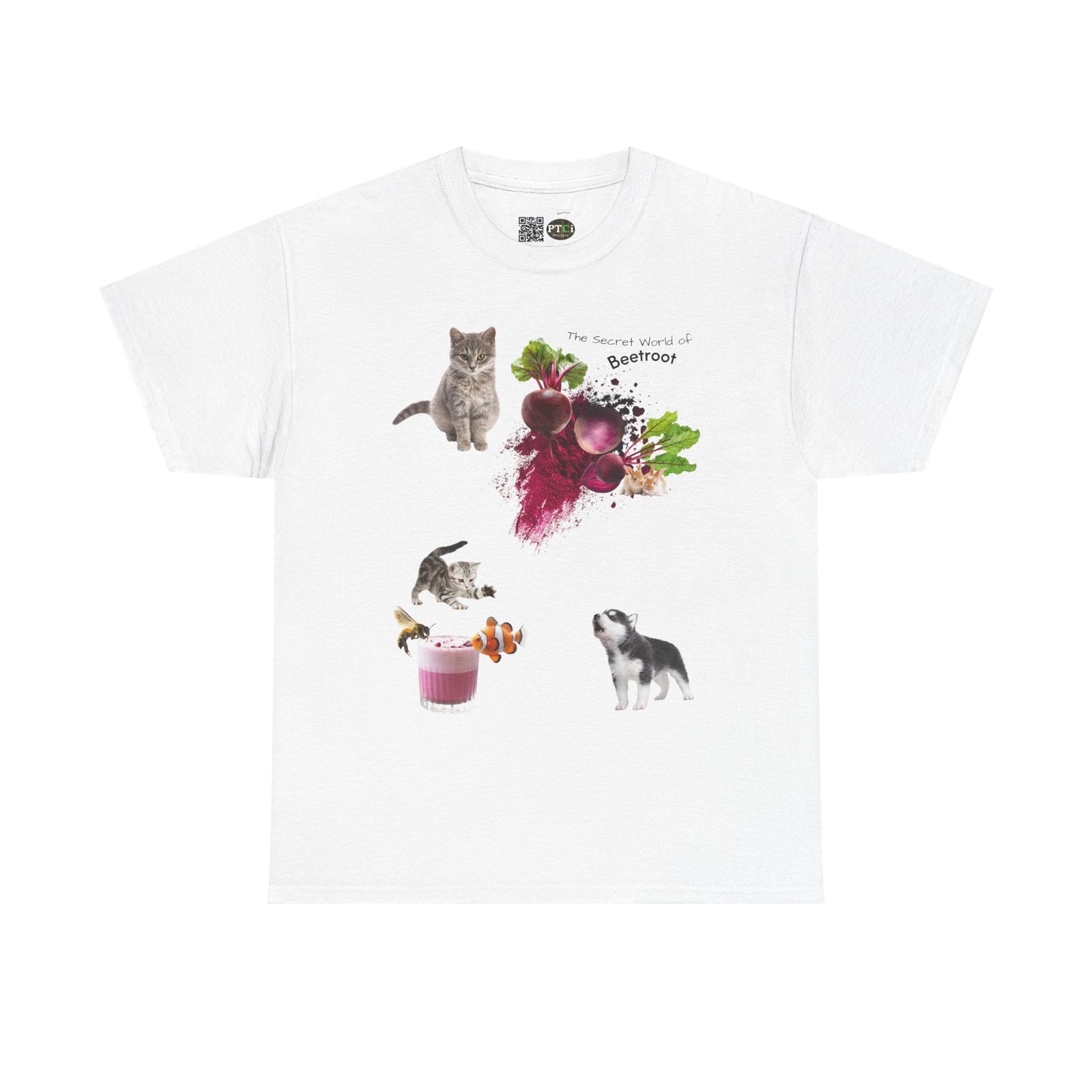 Beetroot Tee - The Secret world of beetroot Powder Unisex Heavy Cotton Shirt