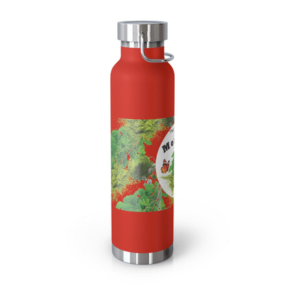Insulated Water Bottle – ' The Mystery of Moringa ' Botanical Copper Vacuum 22oz