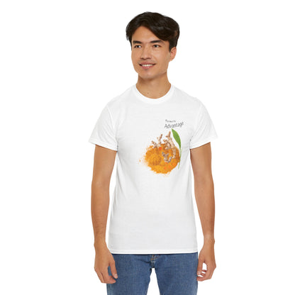 Turmeric Tee ( Simple ) - The Advantage of Turmeric Powder Unisex Heavy Cotton Shirt