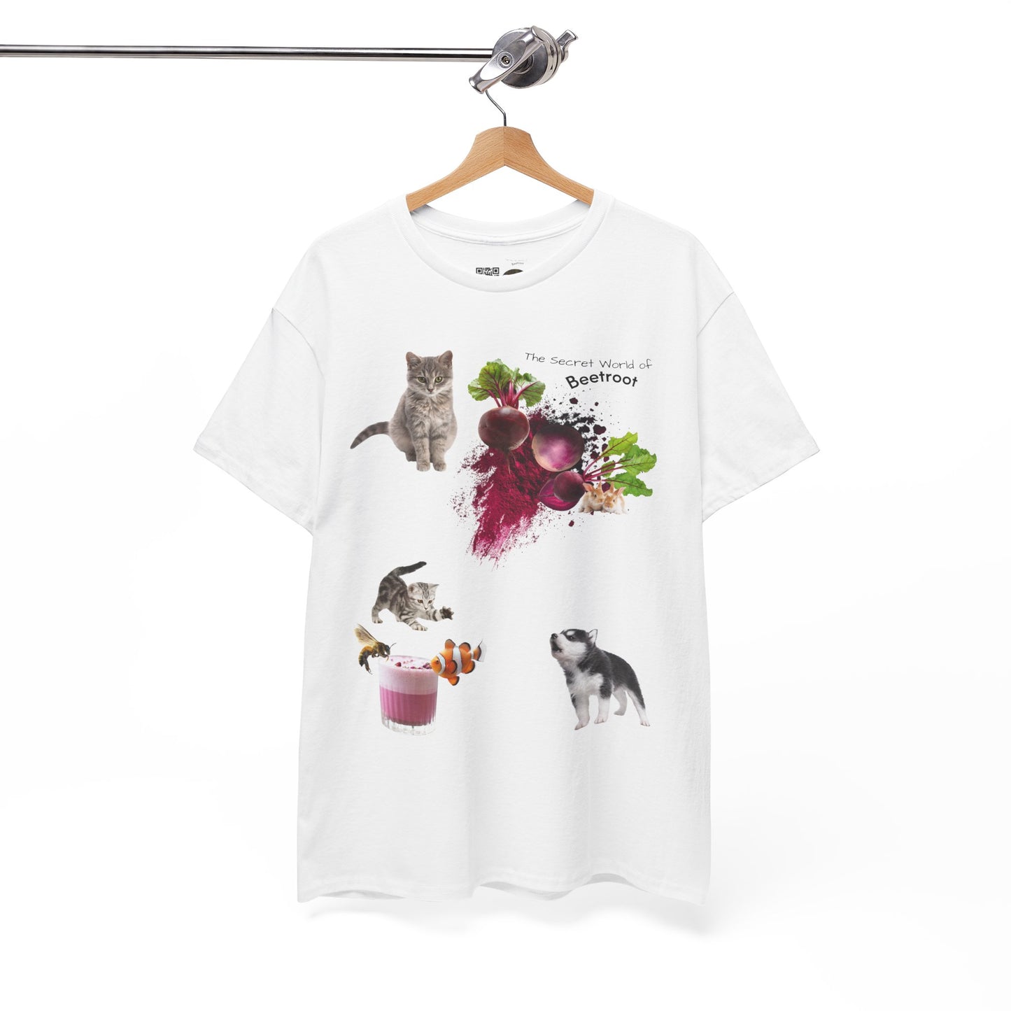 Beetroot Tee - The Secret world of beetroot Powder Unisex Heavy Cotton Shirt