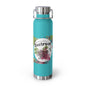Insulated Water Bottle – 'Beetroot' Botanical Copper Vacuum 22oz
