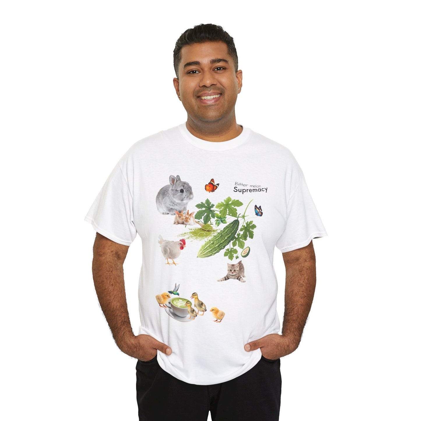 Bitter Melon Tee - The Wonders of Bitter melon Powder Unisex Heavy Cotton Shirt