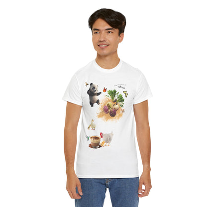 Maca Tee - The Positive of Maca Powder Unisex Heavy Cotton Shirt