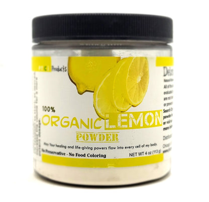 100% ORGANIC LEMON POWDER - 4 Ounce