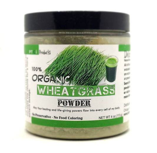 100% ORGANIC WHEAT GRASS POWDER - 4oz