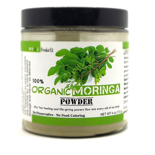 100% ORGANIC MORINGA POWDER - 4 oz