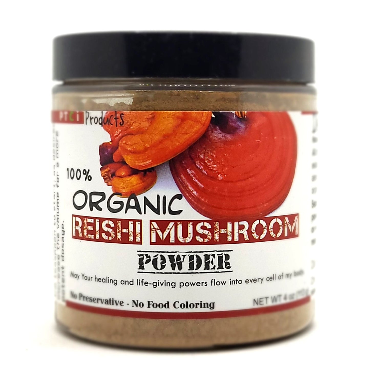 100% REISHI MUSHROOM POWDER - 4oz