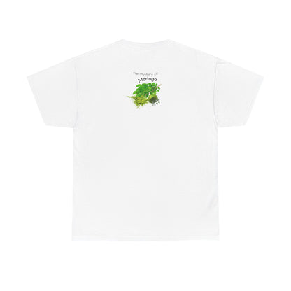 Moringa Tee ( Simple )  - The Mystery of Moringa Powder Unisex Heavy Cotton Shirt