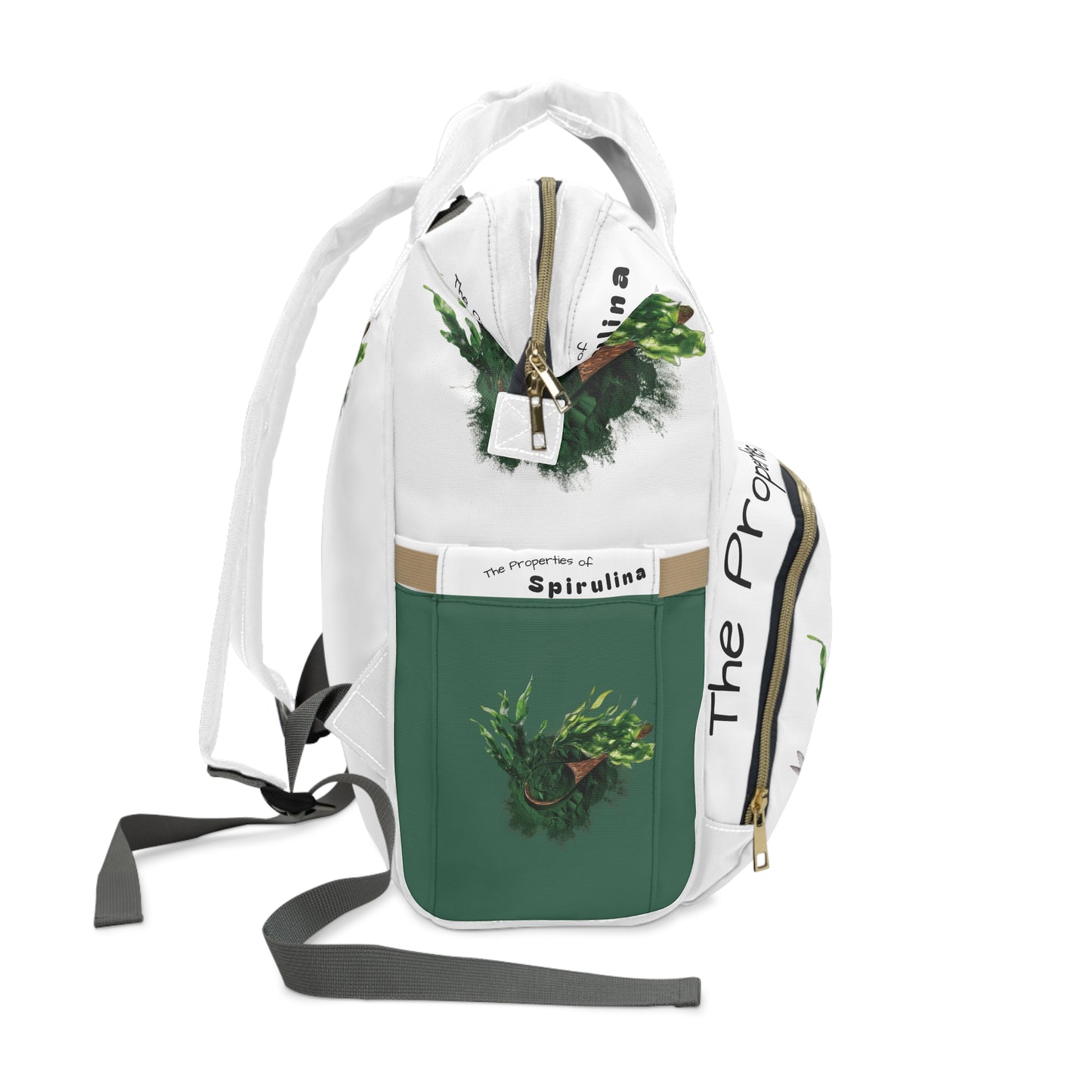 The Properties of Spirulina Powder Greenery Multifunctional Backpack