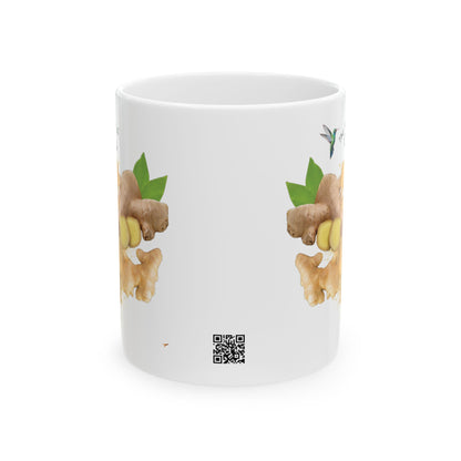 Ginger mug - Farm Fresh Ceramic Mug - Perfect for Coffee Lovers.
