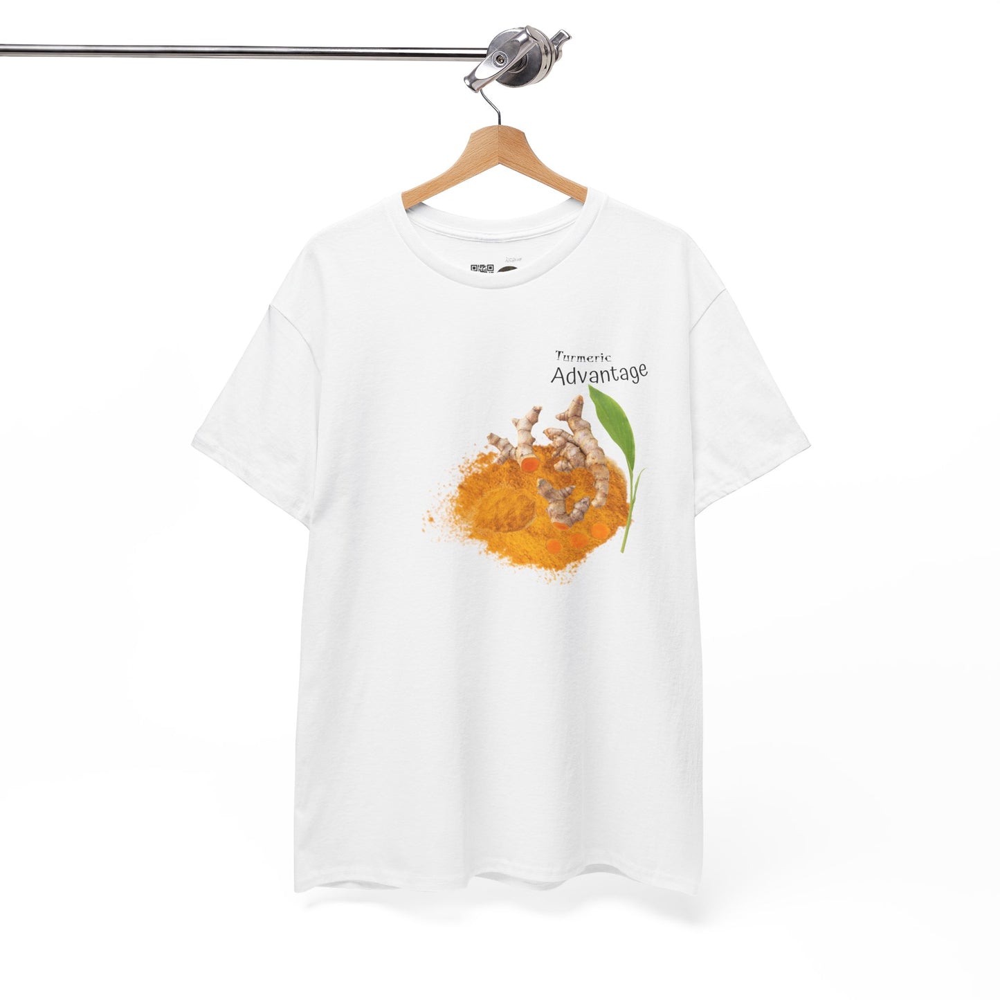Turmeric Tee ( Simple ) - The Advantage of Turmeric Powder Unisex Heavy Cotton Shirt