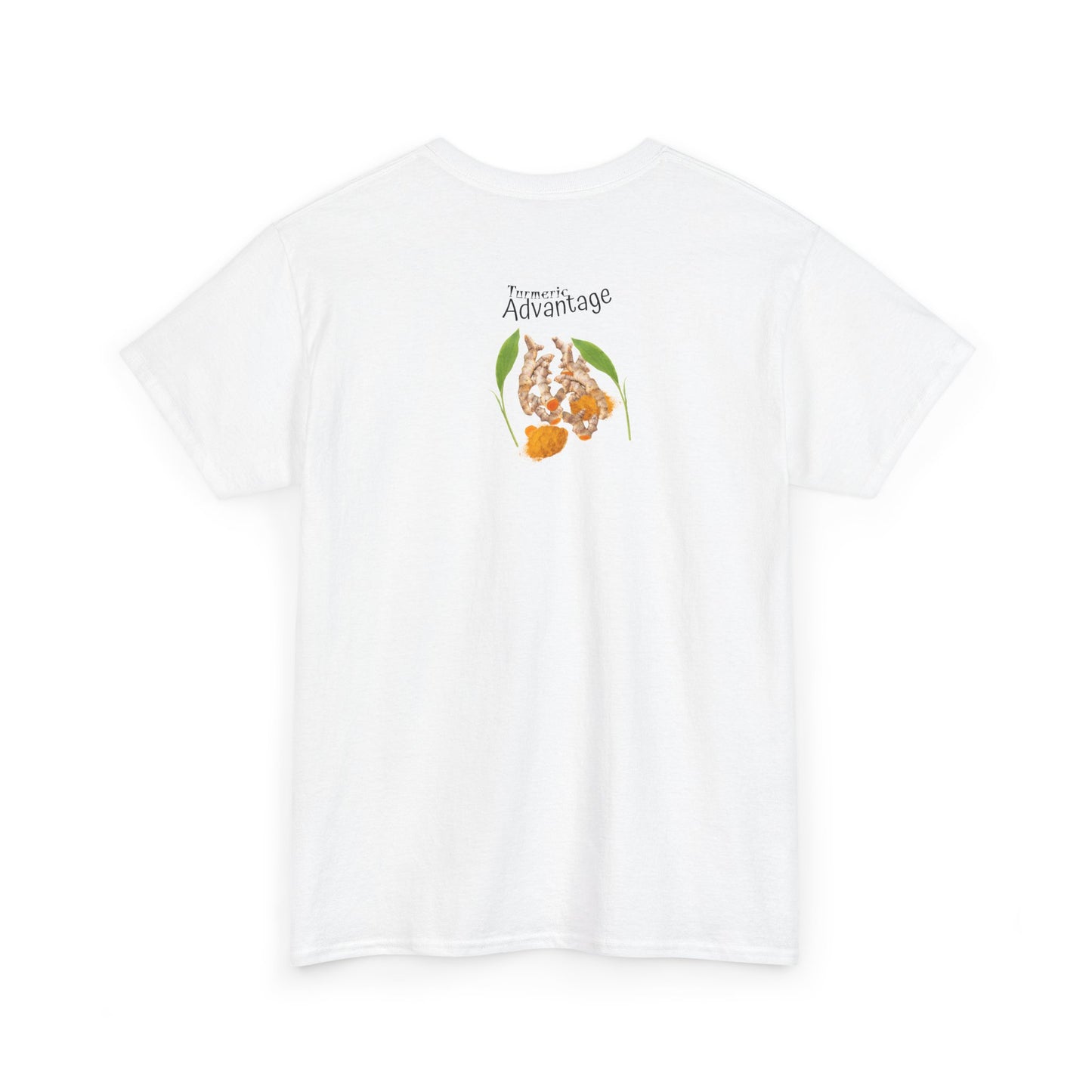 Turmeric Tee ( Simple ) - The Advantage of Turmeric Powder Unisex Heavy Cotton Shirt