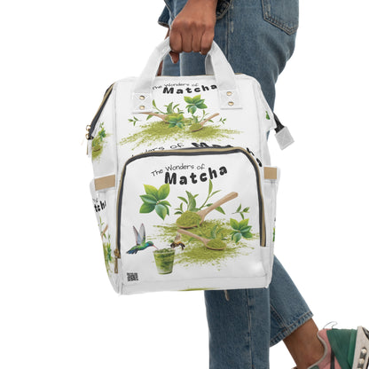 The Wonders of Matcha Powder Greenery Multifunctional Backpack