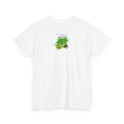 Moringa Tee - The Mystery of Moringa Powder Unisex Heavy Cotton Shirt