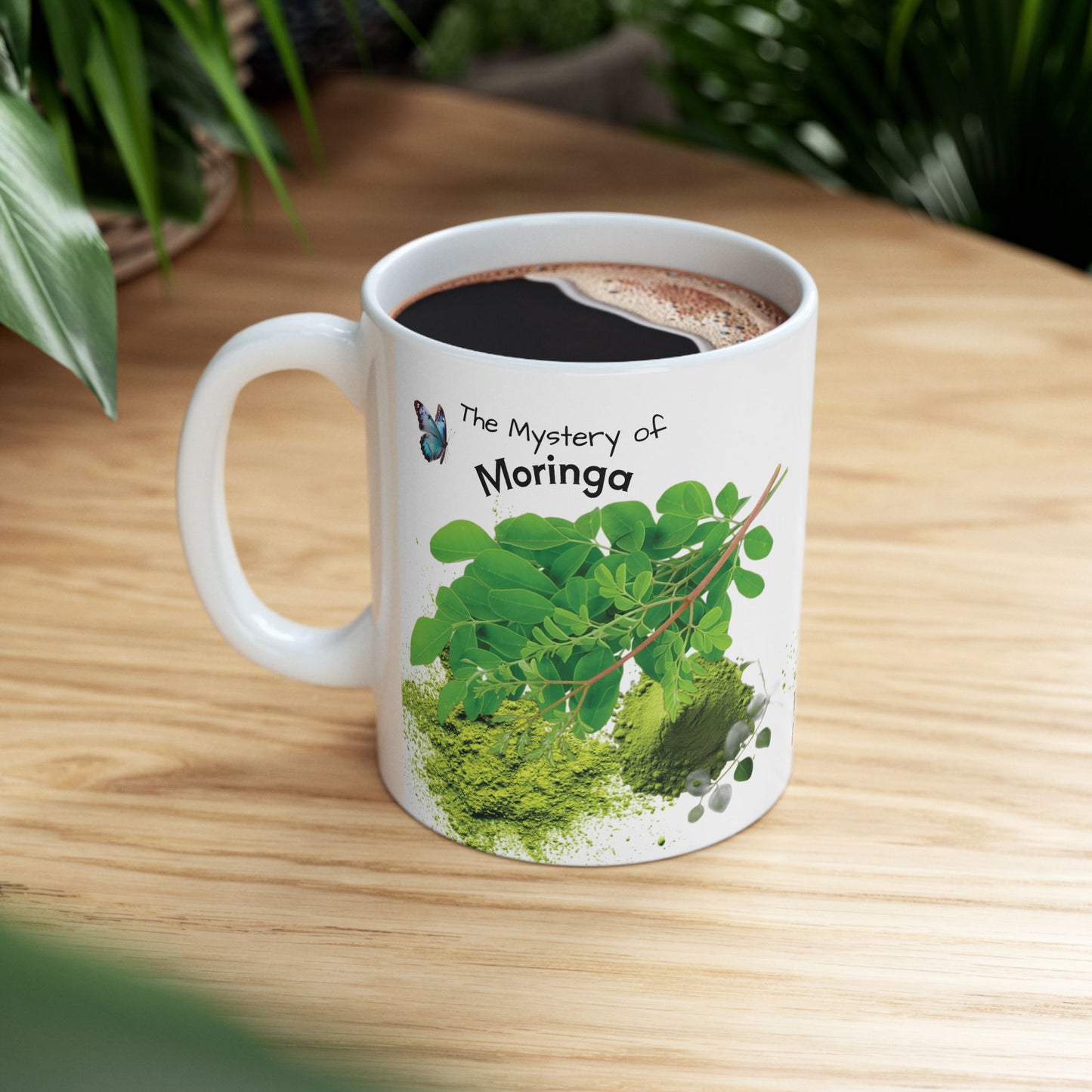 Moringa mug - Farm Fresh Ceramic Mug - Perfect for Coffee Lovers.