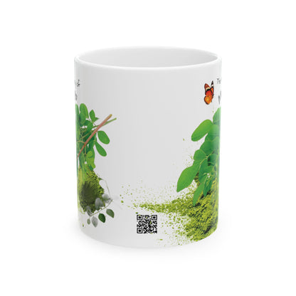 Moringa mug - Farm Fresh Ceramic Mug - Perfect for Coffee Lovers.