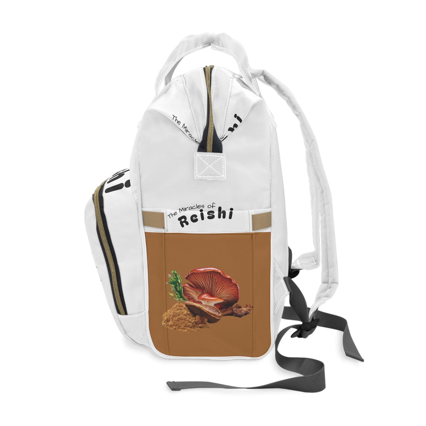 The Miracles of Reishi Powder Greenery Multifunctional Backpack