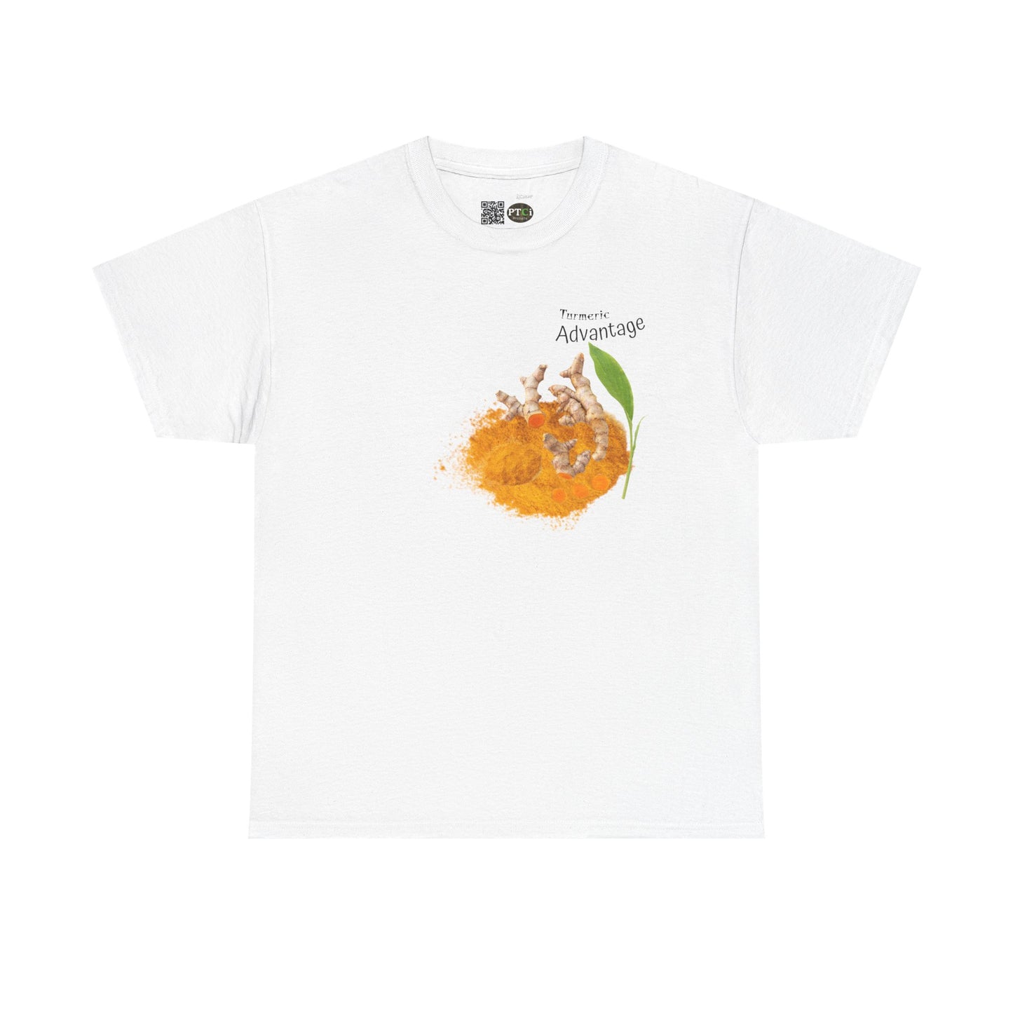 Turmeric Tee ( Simple ) - The Advantage of Turmeric Powder Unisex Heavy Cotton Shirt