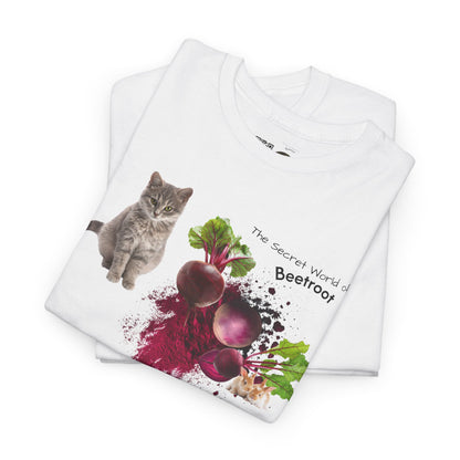 Beetroot Tee - The Secret world of beetroot Powder Unisex Heavy Cotton Shirt