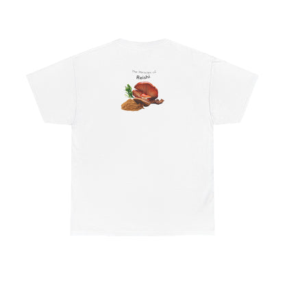 Reishi Mushroom Tee ( Simple ) - The Miracles of Reishi Powder Unisex Heavy Cotton Shirt