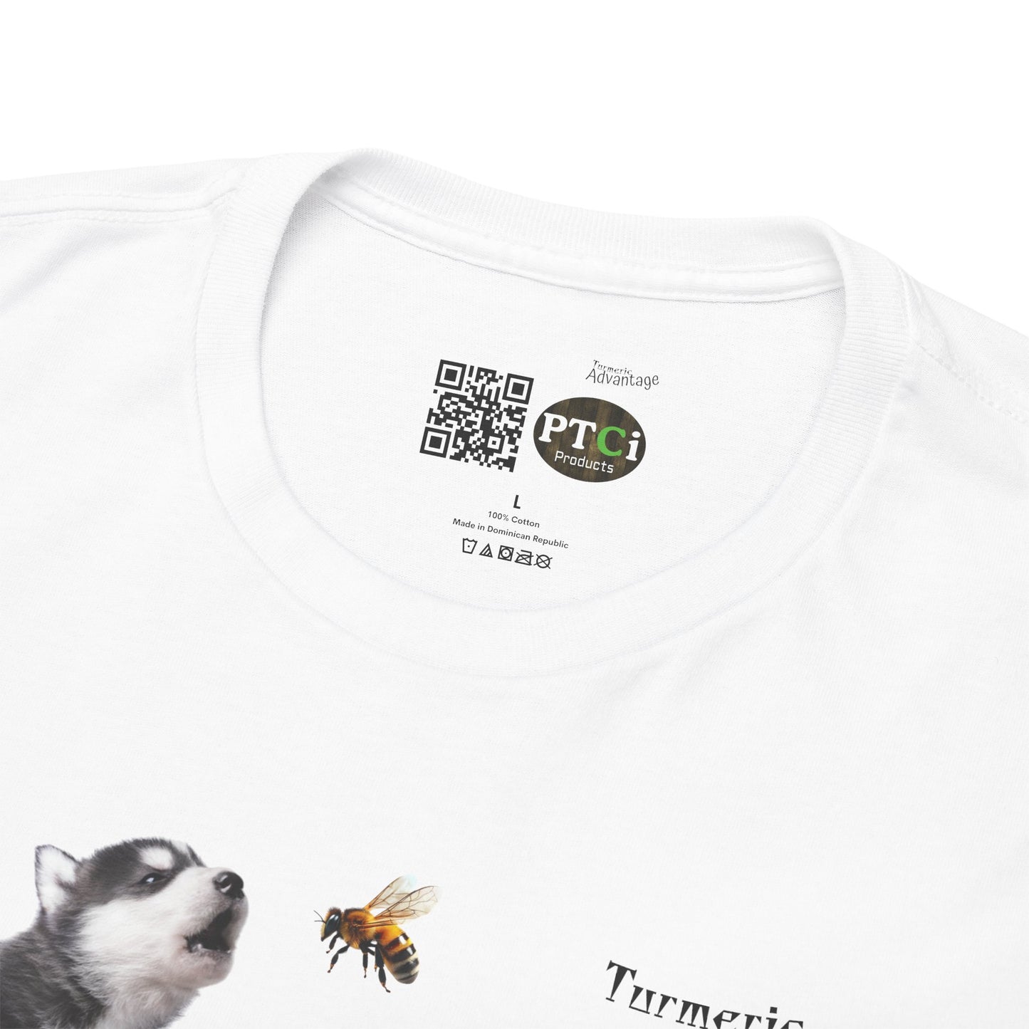 Turmeric Tee - The Advantage of Turmeric Powder Unisex Heavy Cotton Shirt